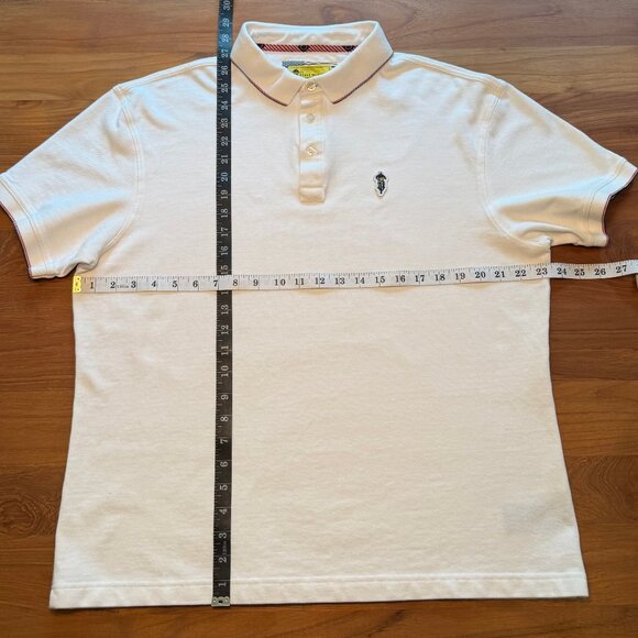 Barbour International Steve McQueen Collection White Polo XXL - Picture 2 of 7